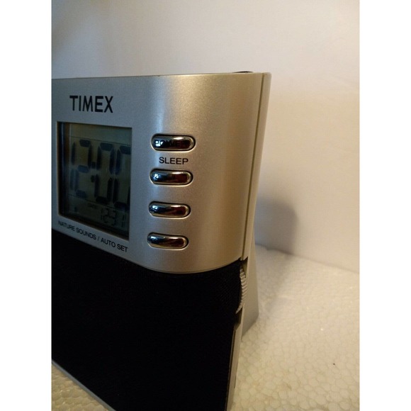 Timex Wall Decor Alarm Clock Radio W Preset Nature Sounds Timex